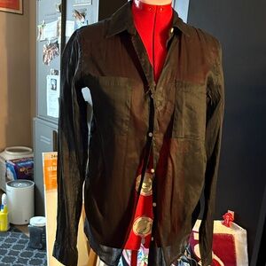 GAP  Black Lightweight Shirt Jacket